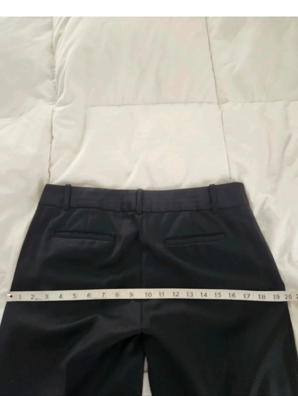J.Crew City Fit Super 120s Wool Dress Pants Black Women's 6 Tall Career